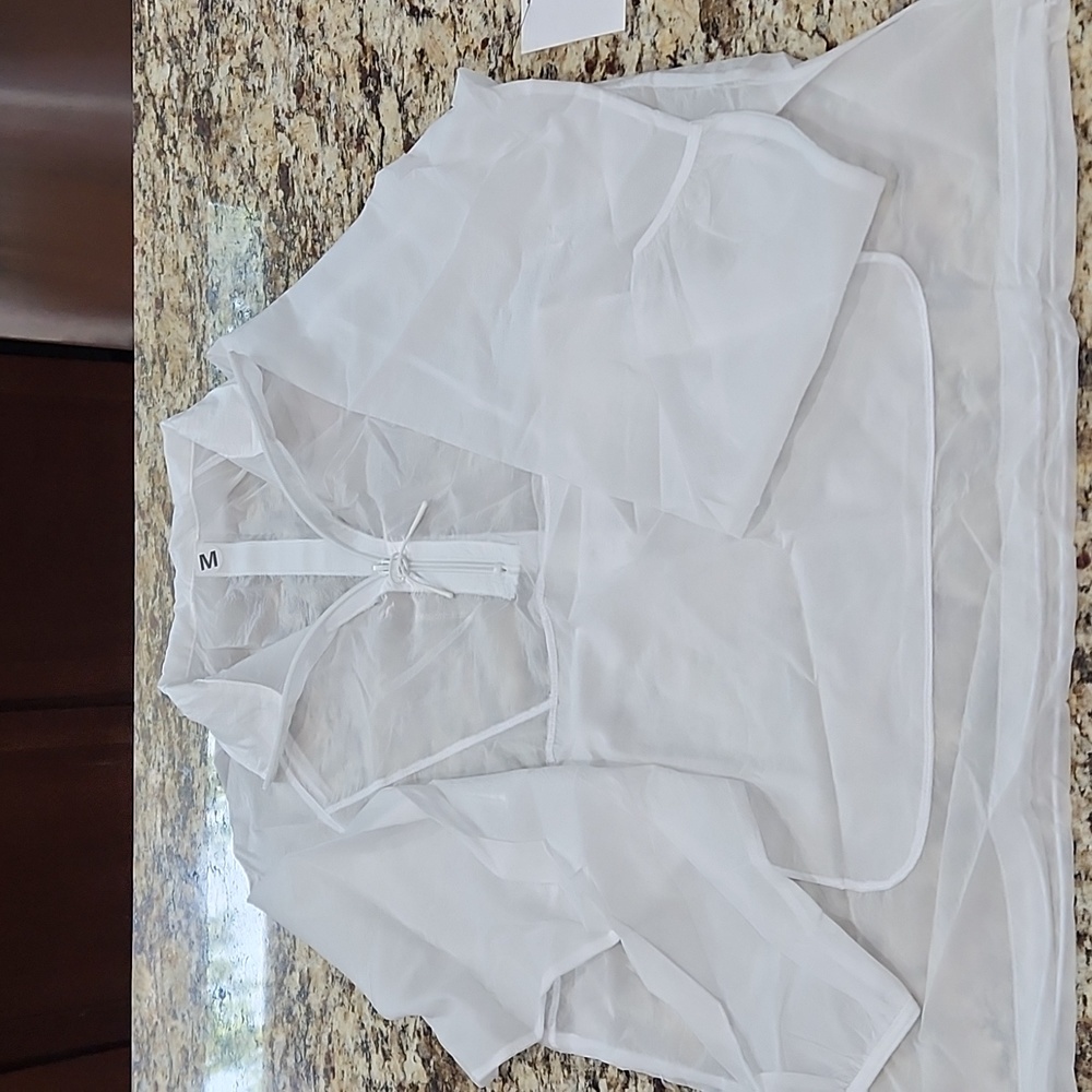 See threw All White suit